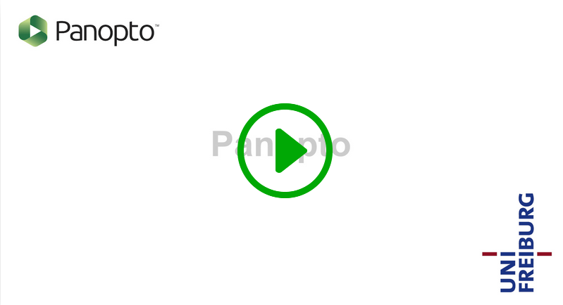 Screenshot mit Link zum Video "Was ist Panopto" auf der Panopto-Support-Seite der Universität Freiburg
